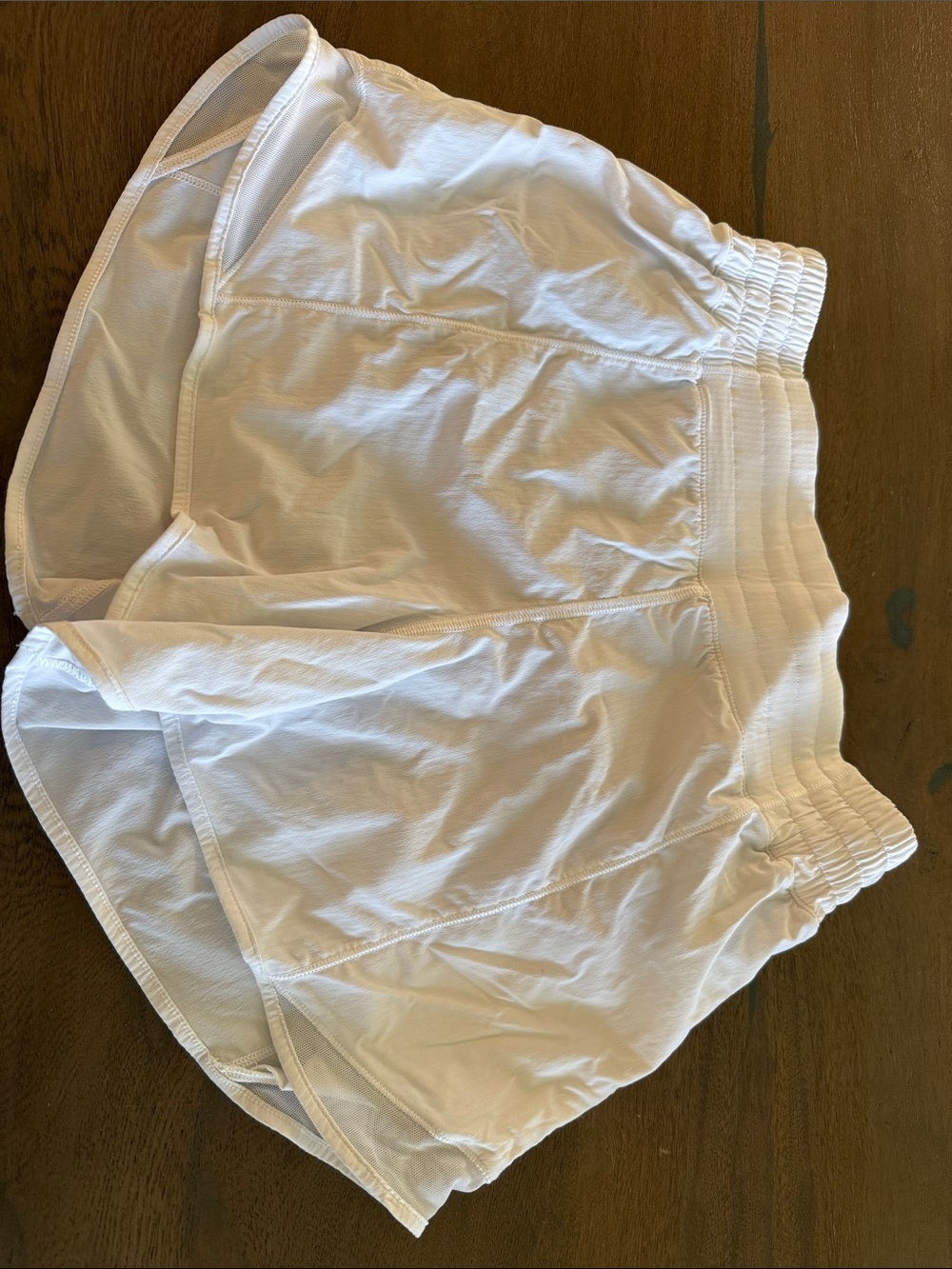 lululemon athletica White Women's Athletic Shorts with Elastic Waist